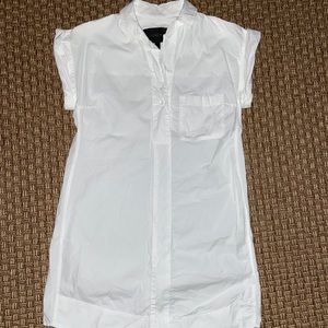 J. Crew white shirt dress